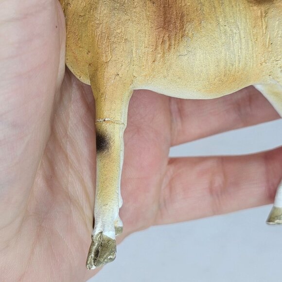 Vintage Ceramic Goat Figurine Hand Painted Nativity *AS IS Multiple Repairs* - Picture 8 of 12